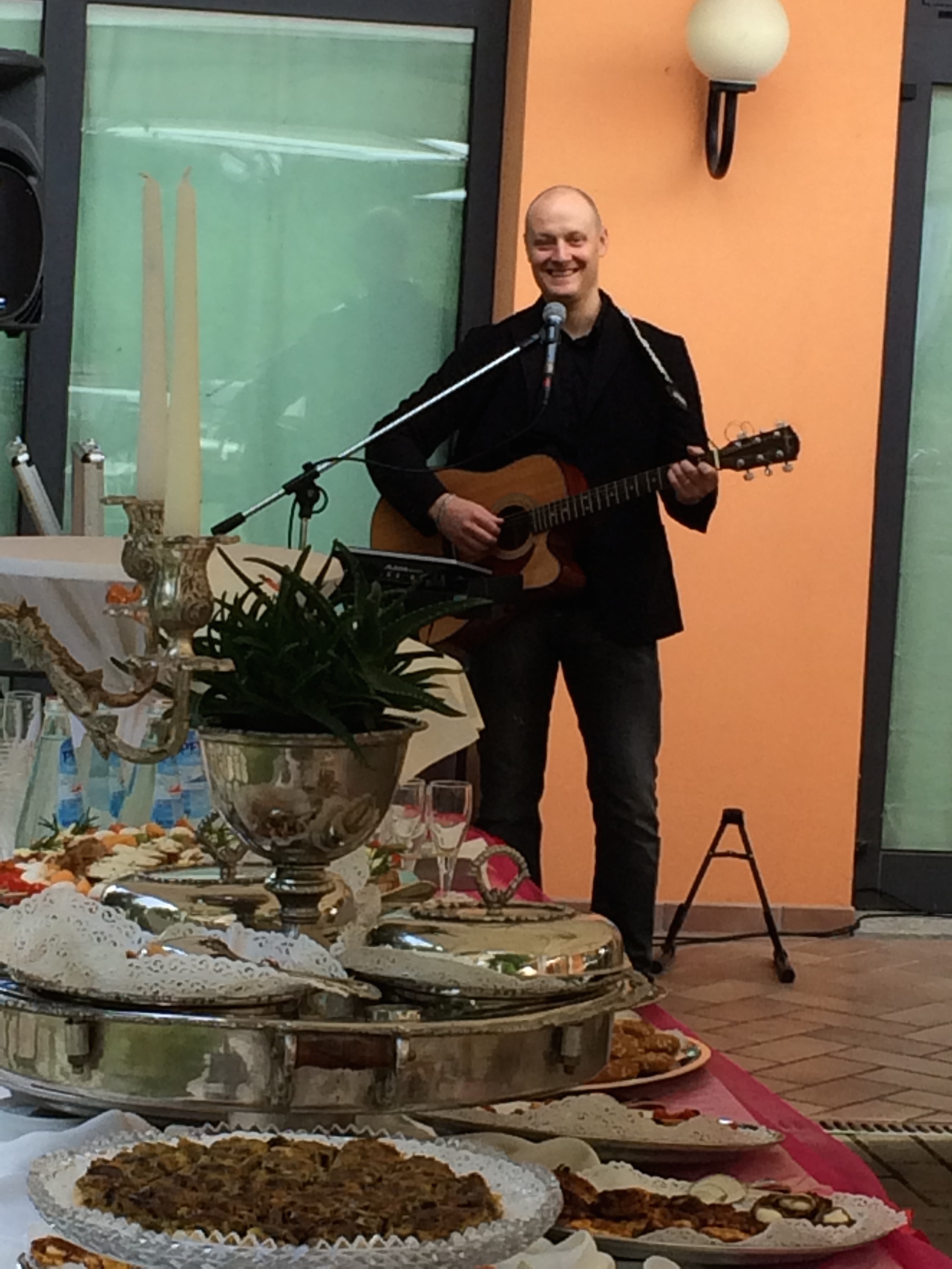 Evento aziendale con musica dal vivo